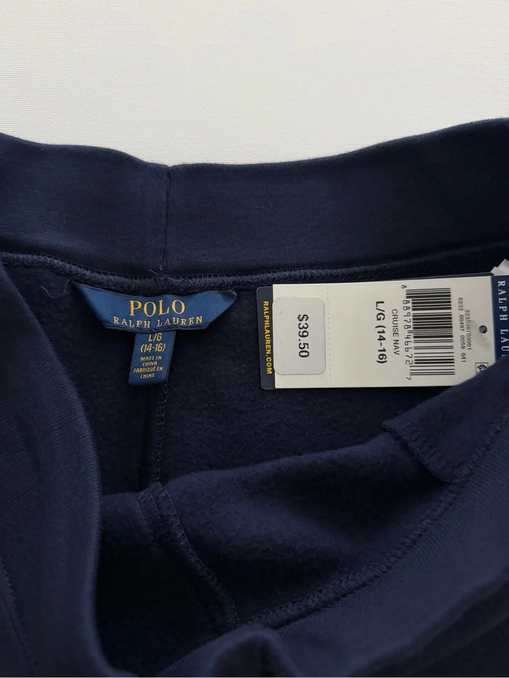 Boys polo Ralph Lauren Kids Navy Logo Sweatpants